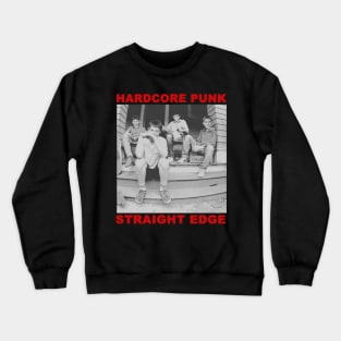 jim carrey straight edge hardcore punk Crewneck Sweatshirt